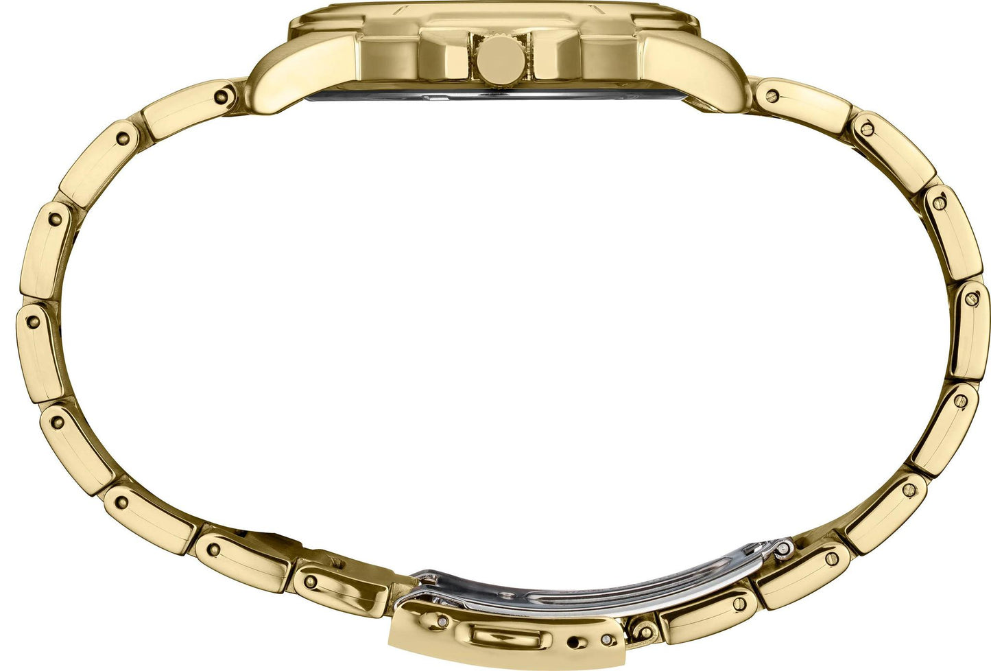 Seiko Essentials Gold Tone Black Dial Mens Watch SUR358