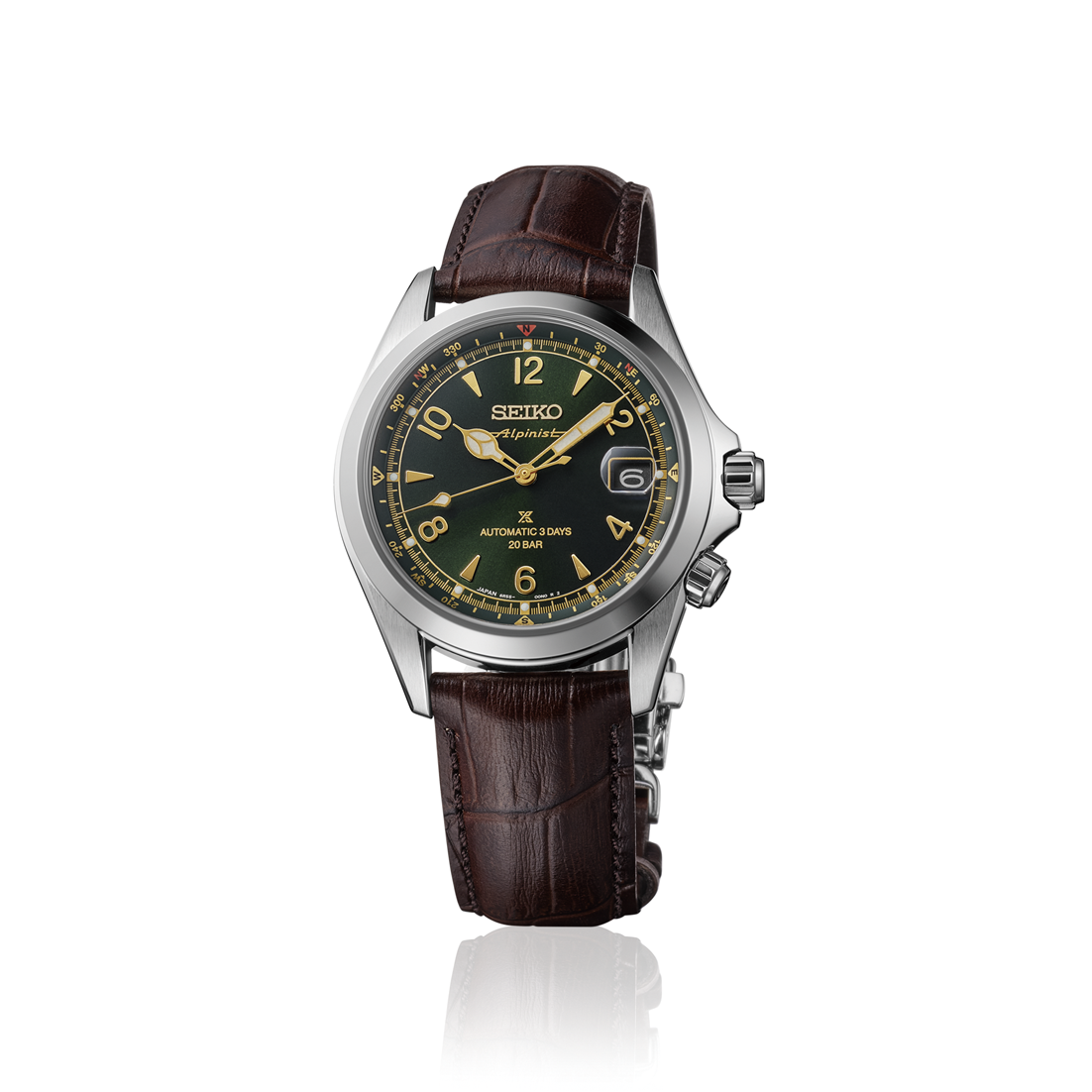 Seiko Prospex Land Alpinist Automatic Green Dial Men's Watch SPB507