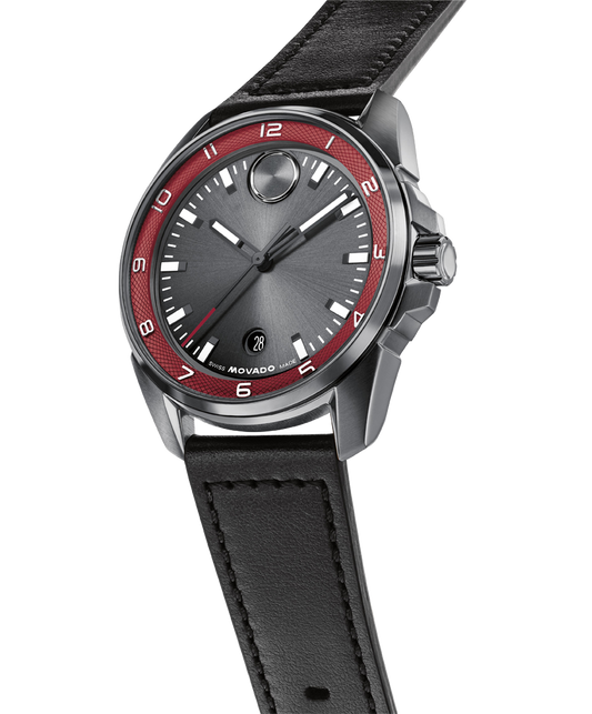 Movado Bold Verso S Ionic Plated Gunmetal Dial Mens Watch 3601388