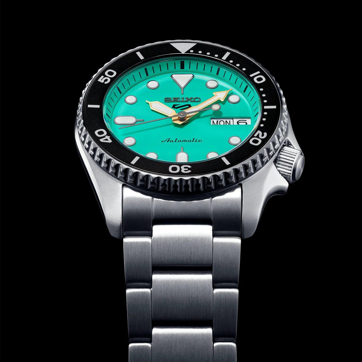 Seiko 5 Sport Automatic Men's Mint Dial Watch SRPK33