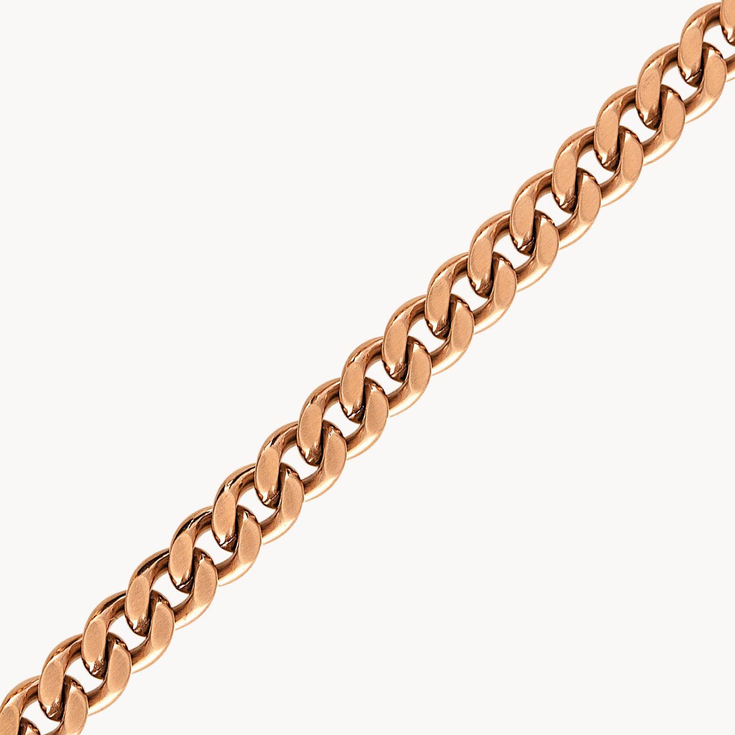 Bulova Latin GRAMMY Rose Gold Tone Curb Link Chain Necklace BVC1067-RSTNA