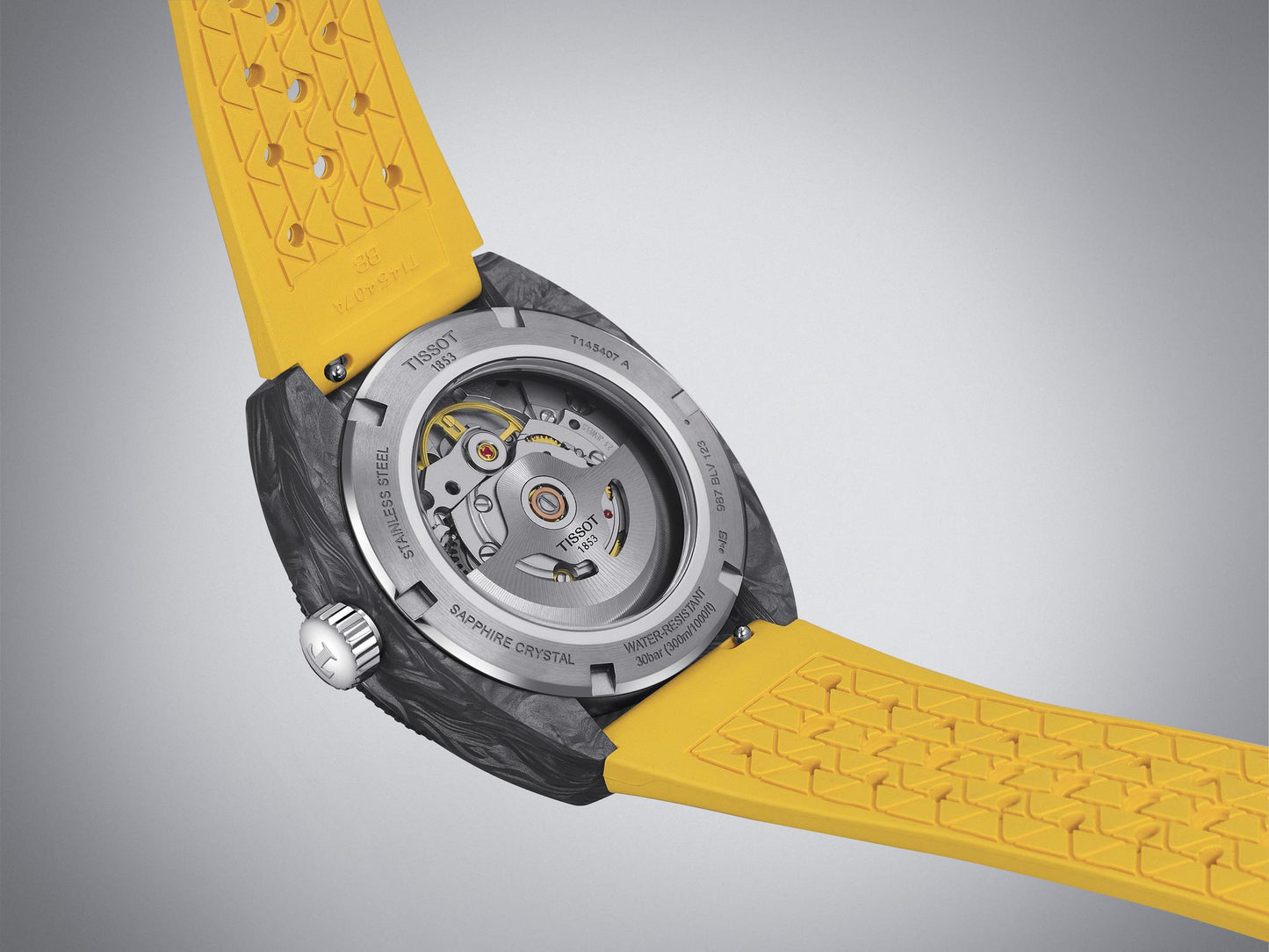 Tissot Sideral Sideral S Powermatic 80 Yellow Watch T1454079705700
