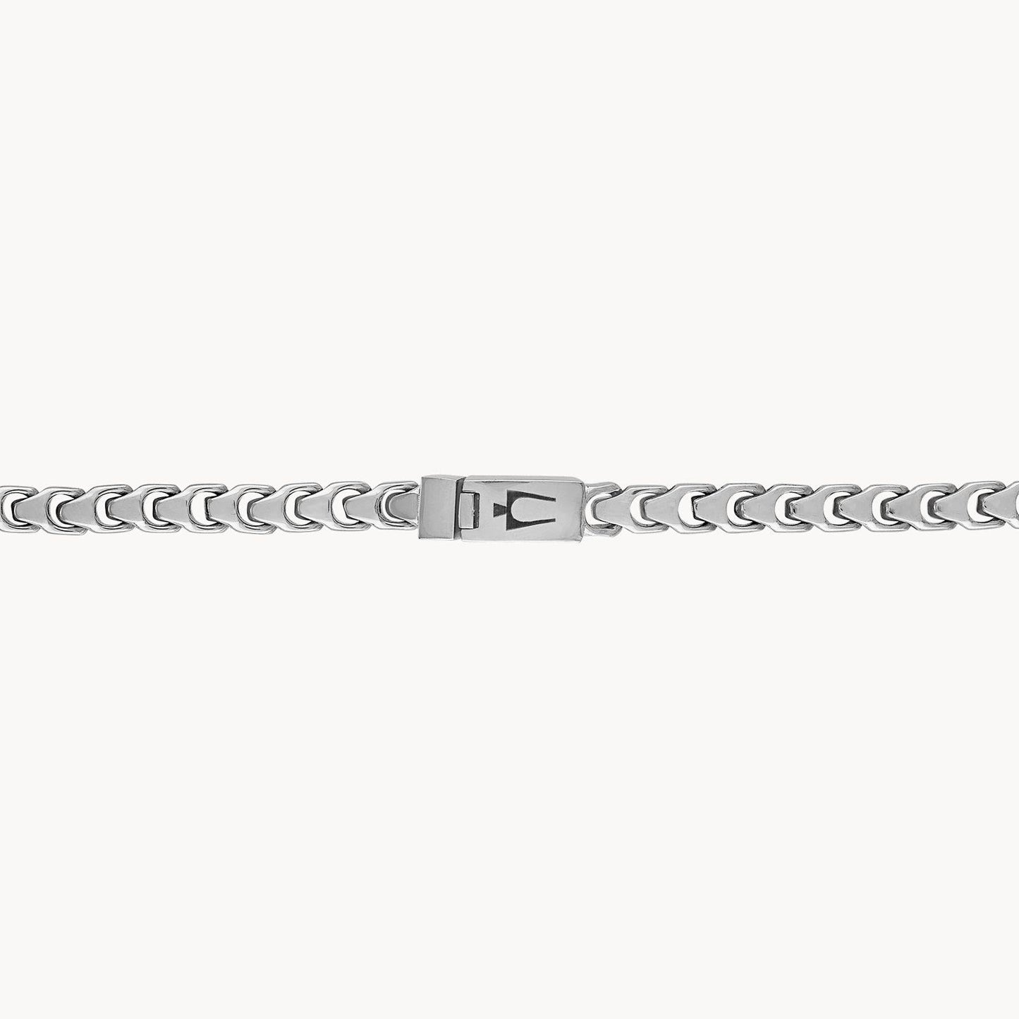 Bulova Link Stainless Steel Mens 6mm Chain Necklace BVC1057-NSTNA