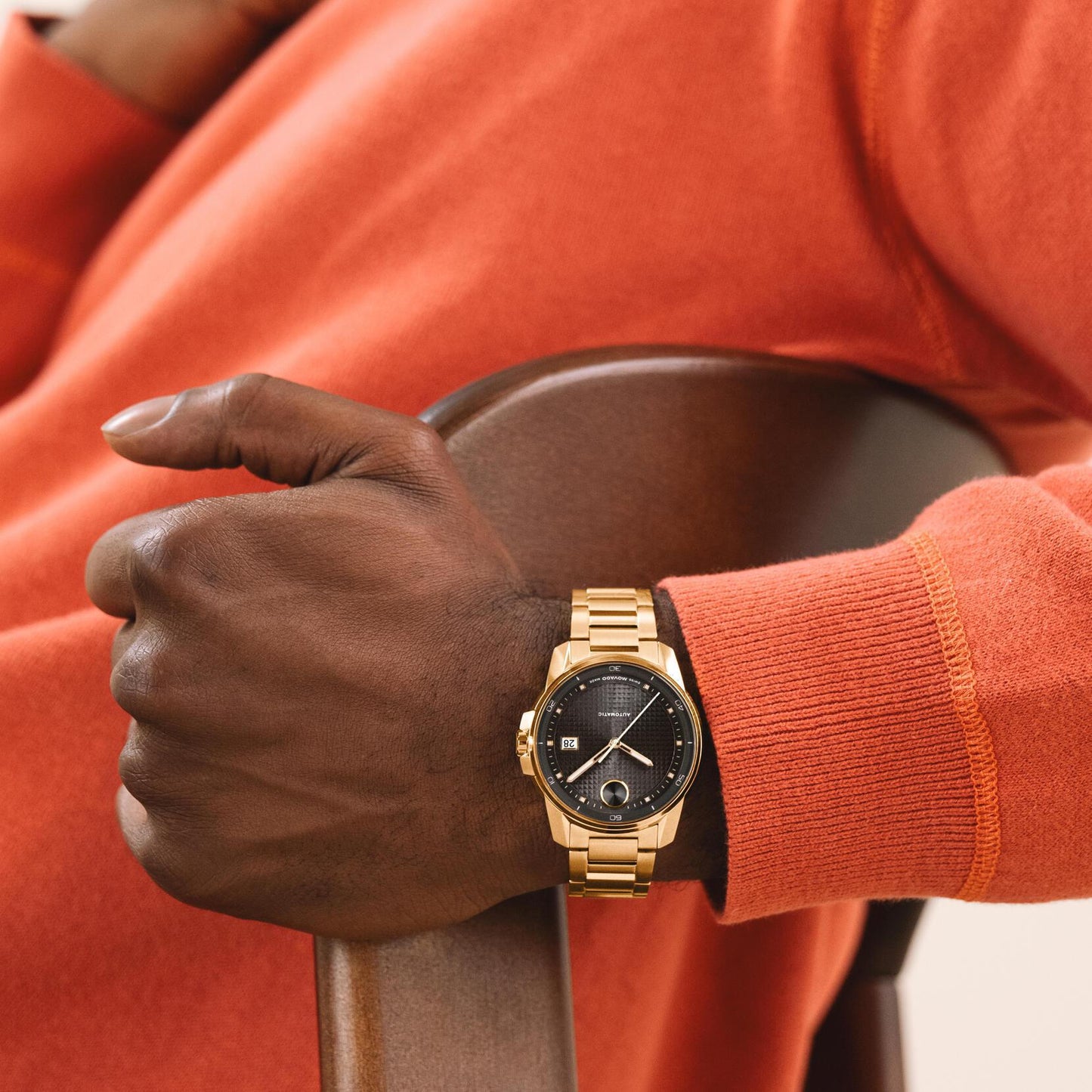 Movado Bold Verso Automatic Black Dial Watch 3600966