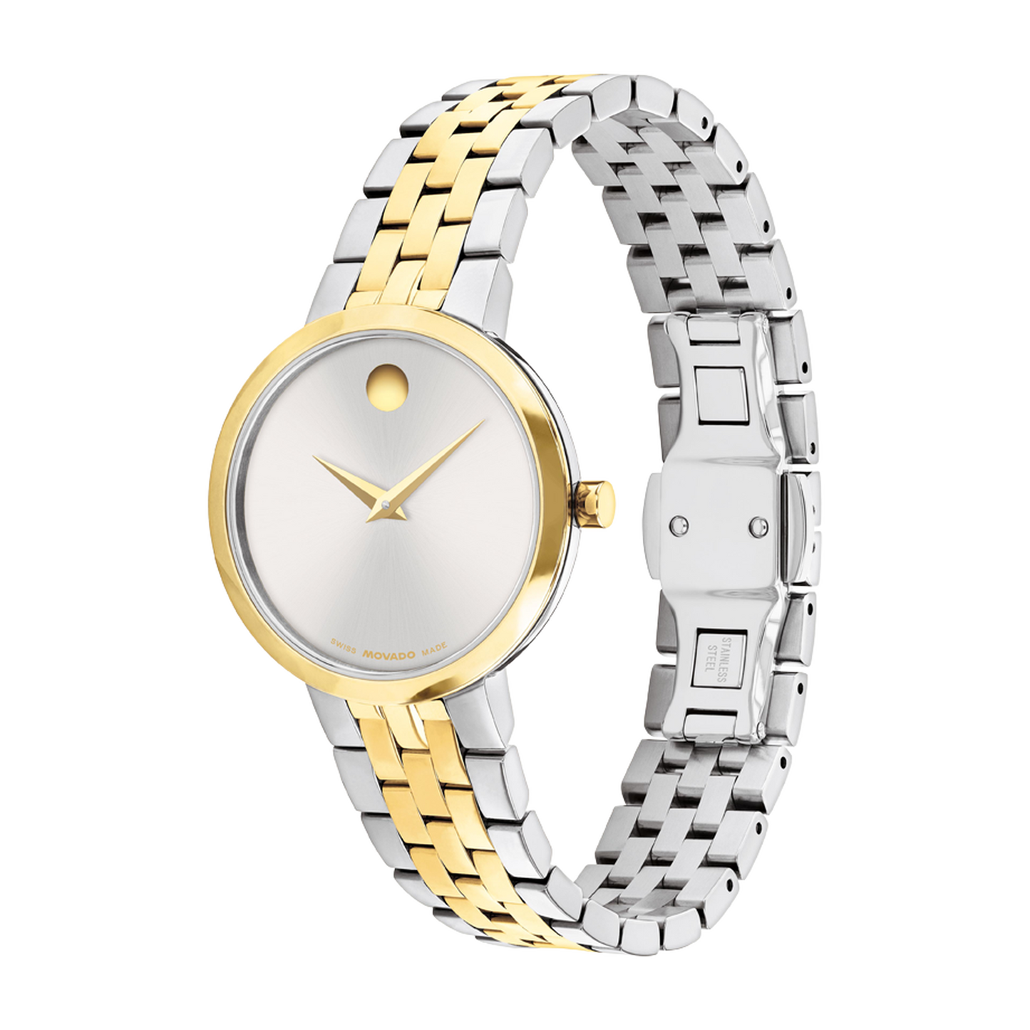 Movado Museum Classic Silver White Dial Watch 0608007