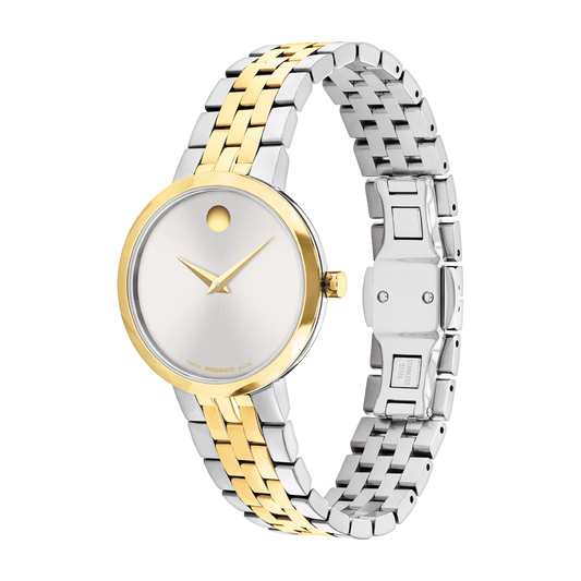 Movado Museum Classic Silver White Dial Watch 0608007