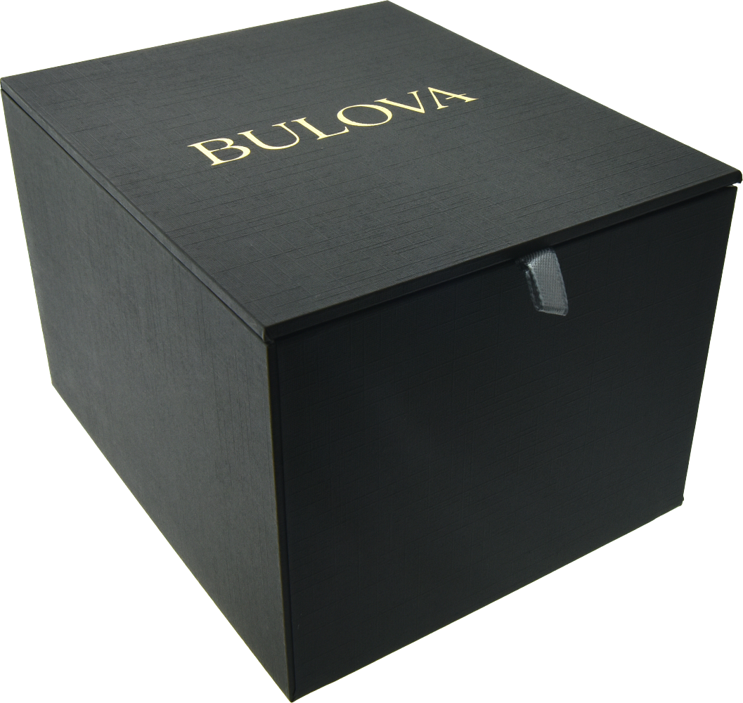 Bulova Octava Crystal Silver tone Mens Octagon Watch 96A285