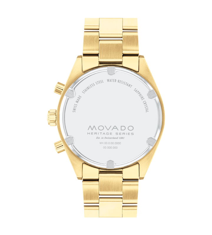 Movado HERITAGE Series Datron Chronograph Watch 3650180