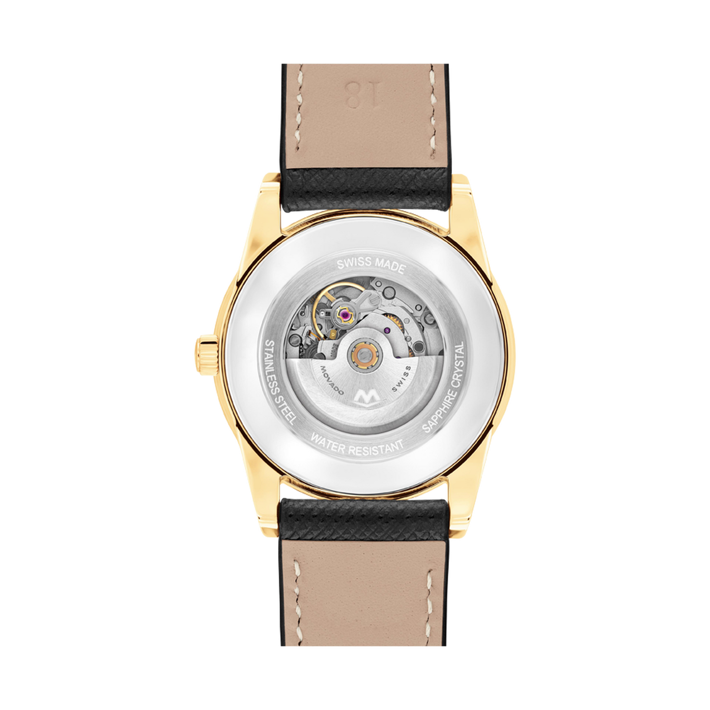 Movado Museum Classic Automatic Warm Grey Dial Watch 0608006
