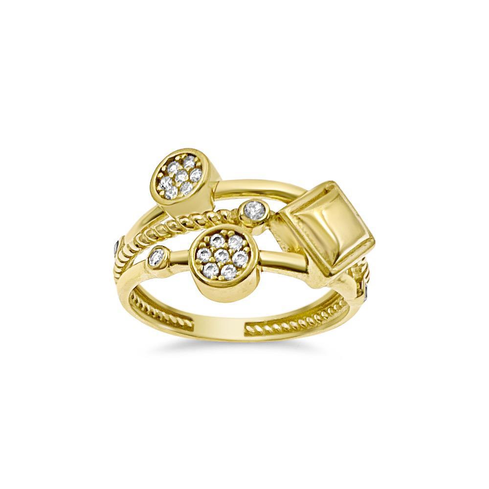 14k Yellow Gold Stackable Ring Women Band