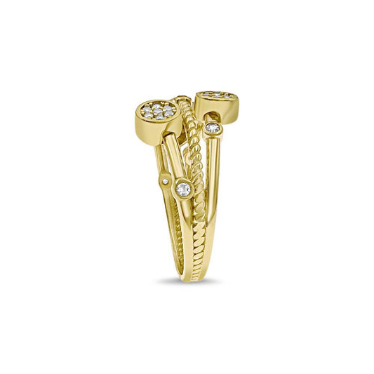 14K Yellow Gold Stackable Ring