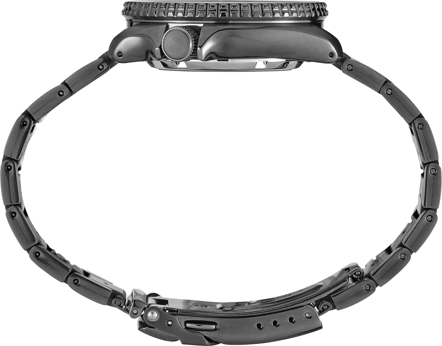 Seiko 5 Sports Black Dial Bracelet Automatic Mens Watch SRPD65