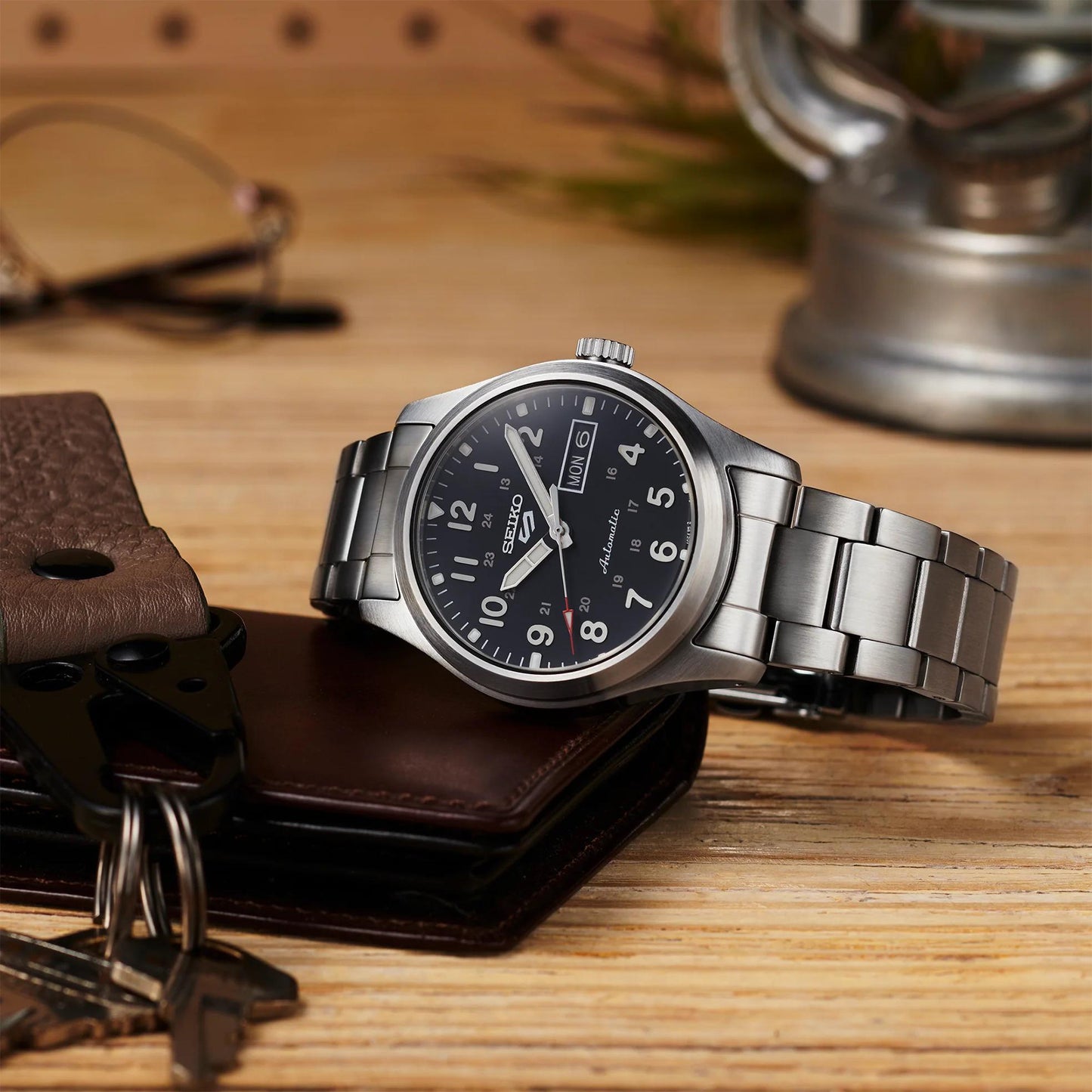Seiko 5 Sport Automatic Black Dial Watch SRPG27