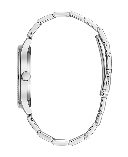 Caravelle Dress Silver Tone Mens Watch 43B163