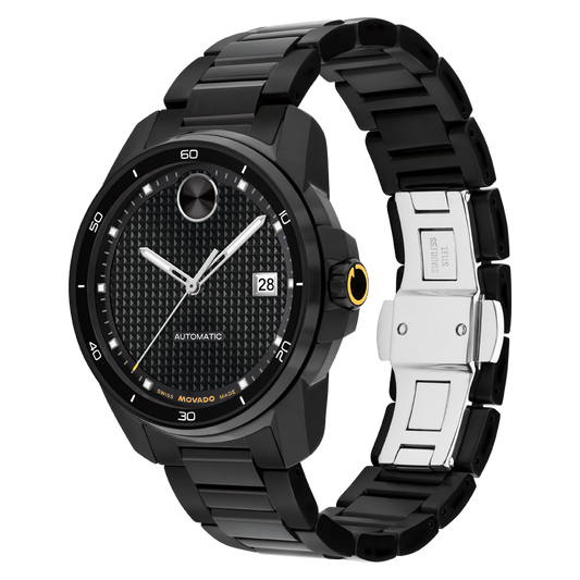 Movado Bold Verso Automatic Black Dial Watch 3600966