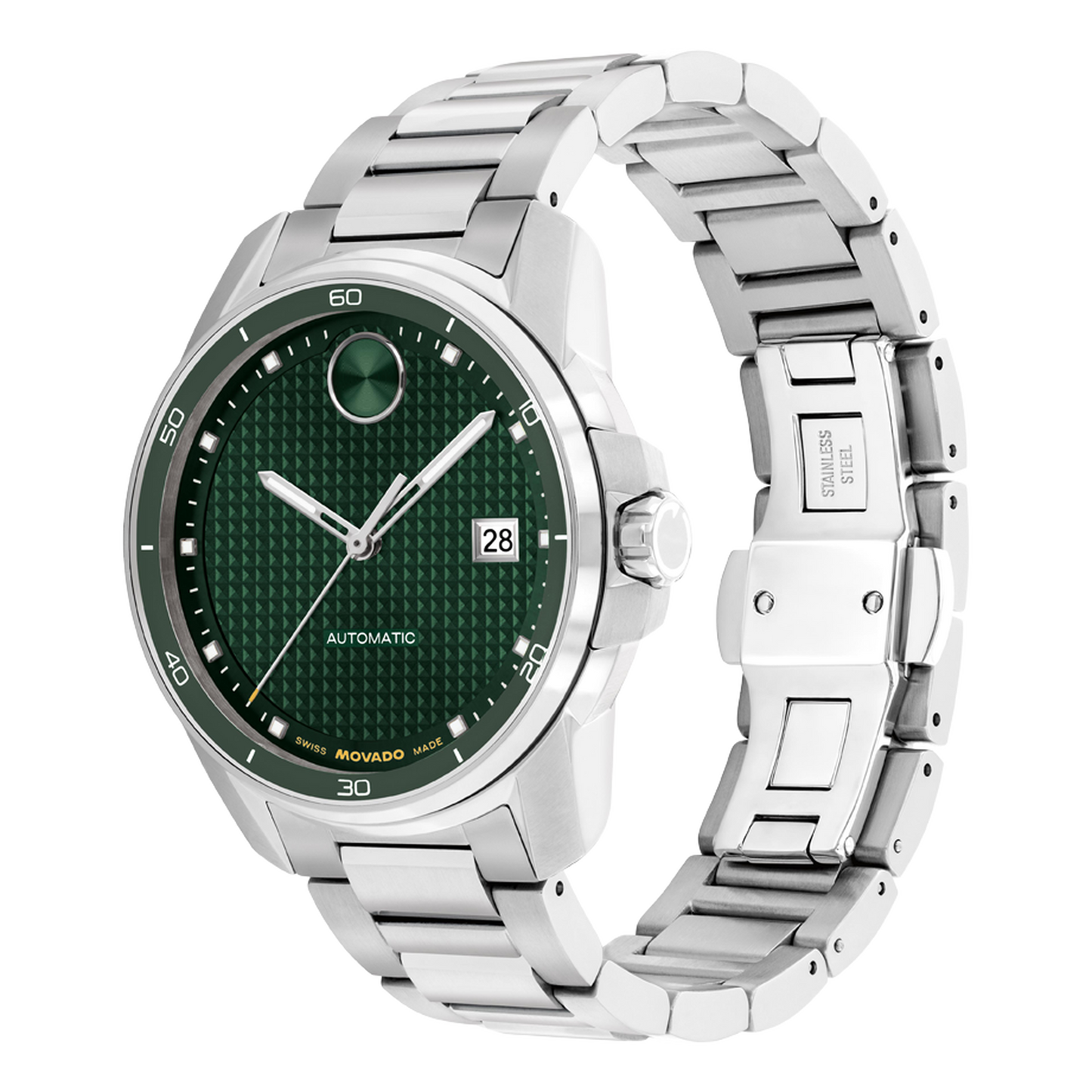 Movado Bold Verso Automatic Green Dial Watch 3600962
