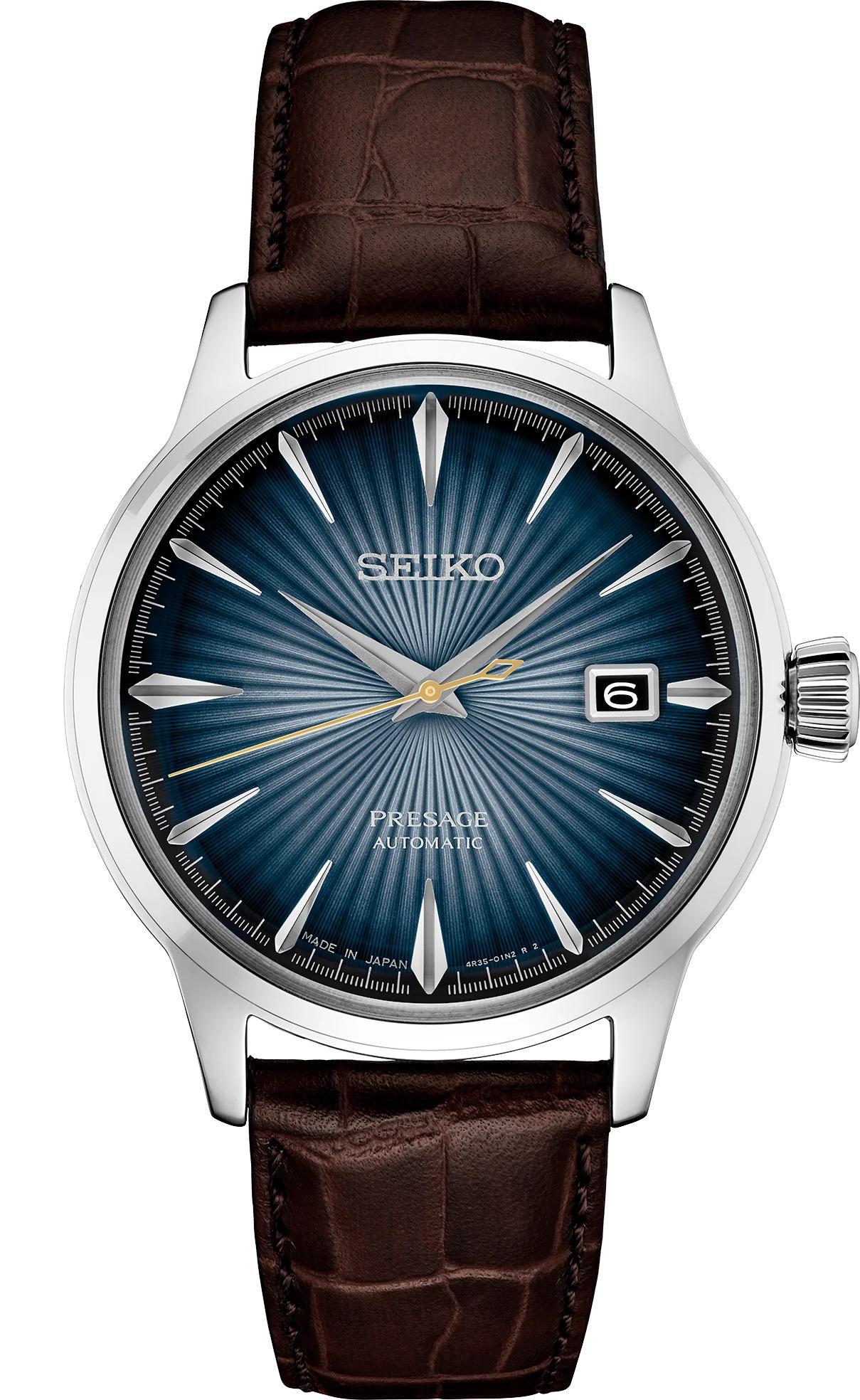 Seiko Presage Automatic Men's Blue Dial Watch SRPK15