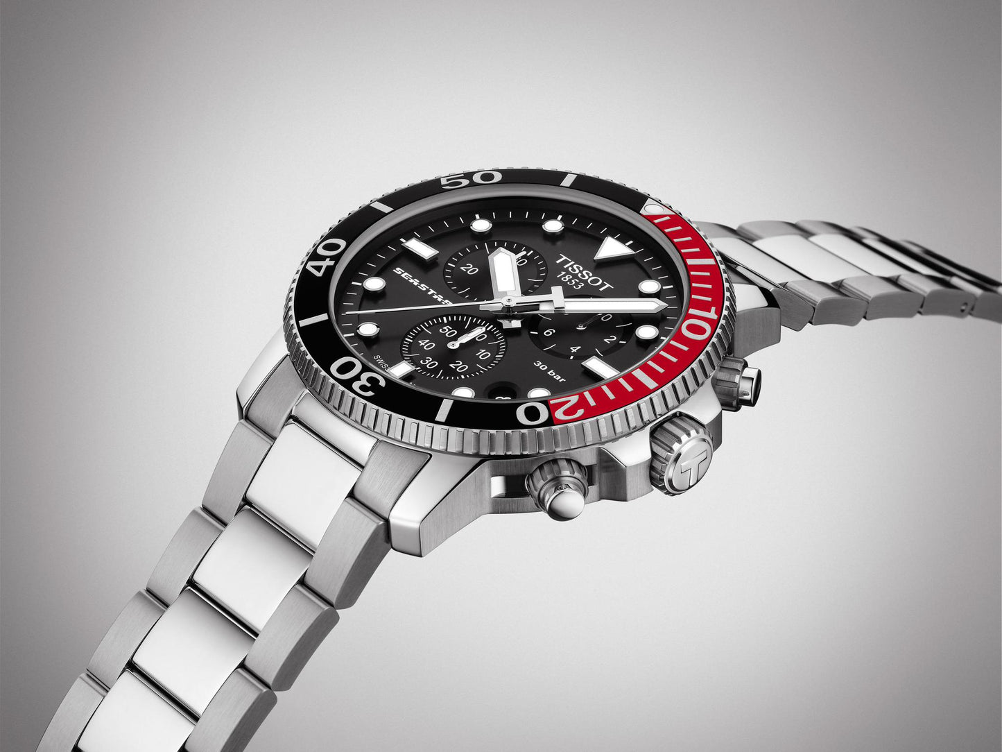 Tissot Seastar 1000 Chronograph Black Dial Men Watch T120.417.11.051.01