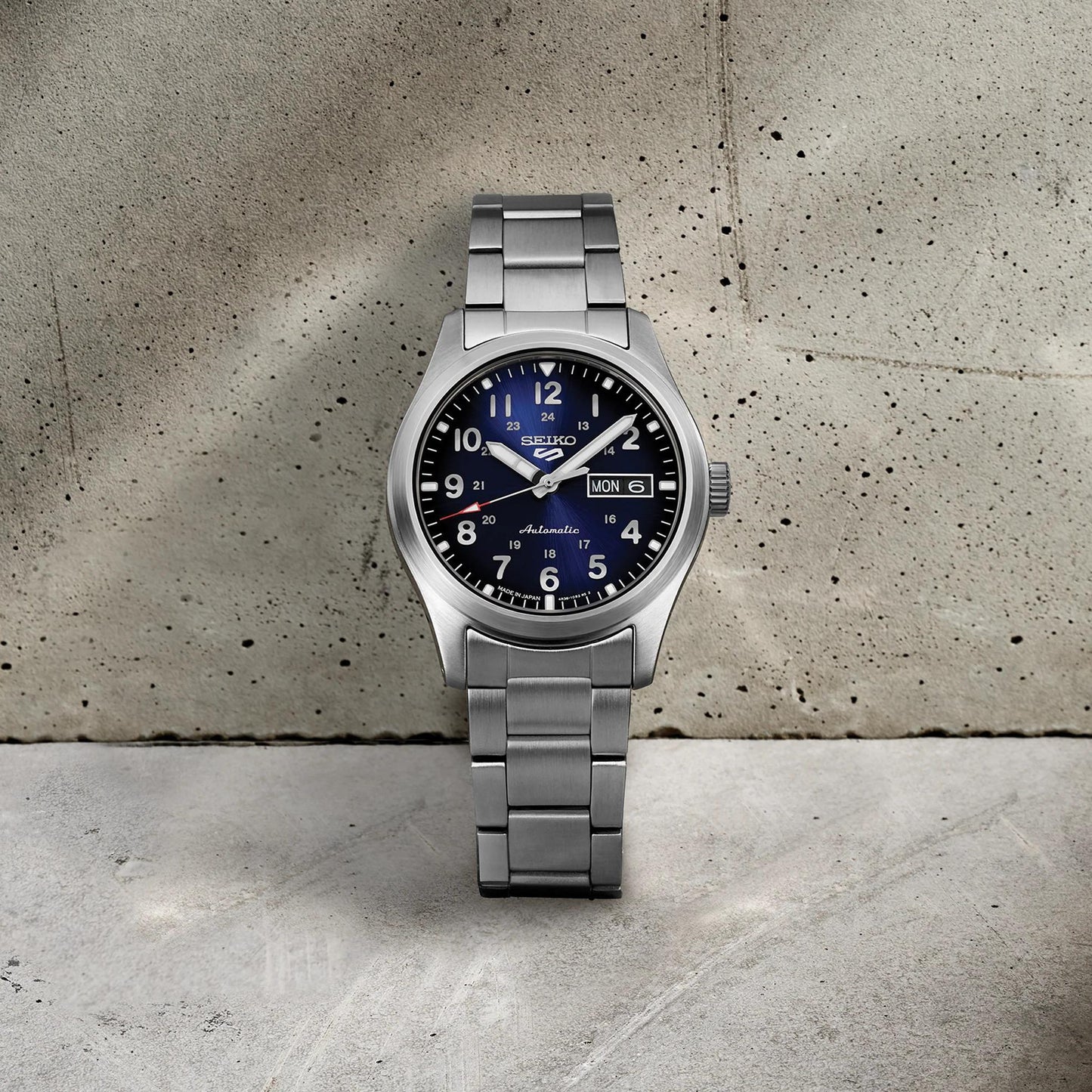 Seiko 5 Sports Automatic Blue Dial Mens Watch SRPG29