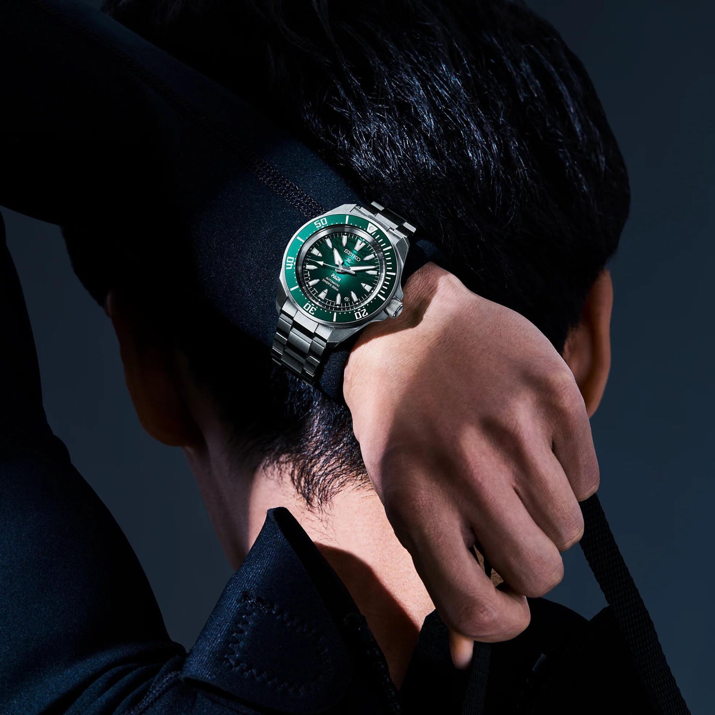 Seiko Prospex Automatic Diver PADI Green Dial Mens Watch SRPL53