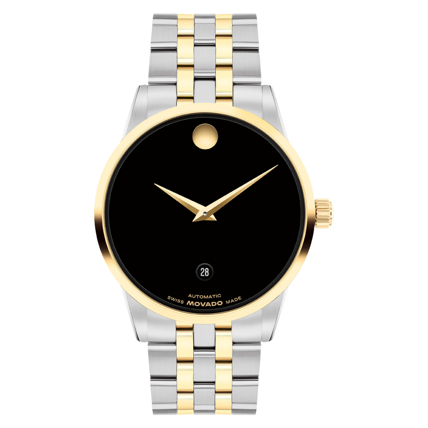 Movado Museum Classic Automatic Black Dial Watch 0608036