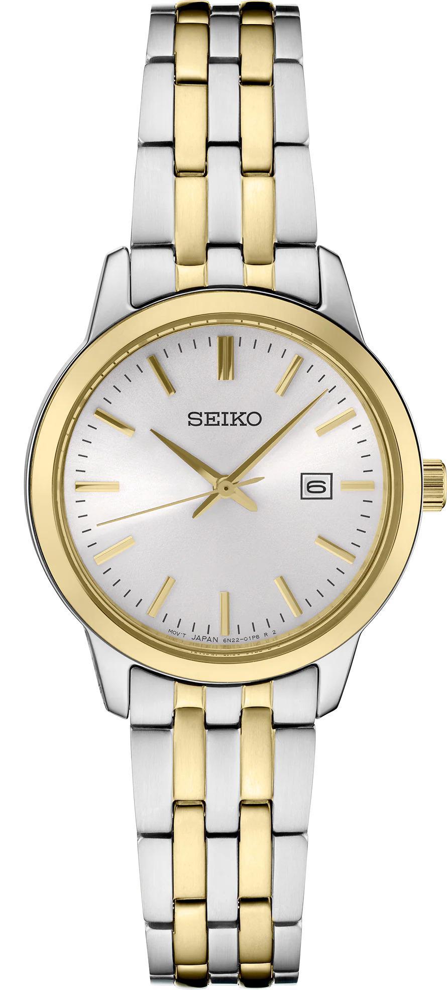 Seiko Essentials Quartz Two-tone Womens Watch SUR410