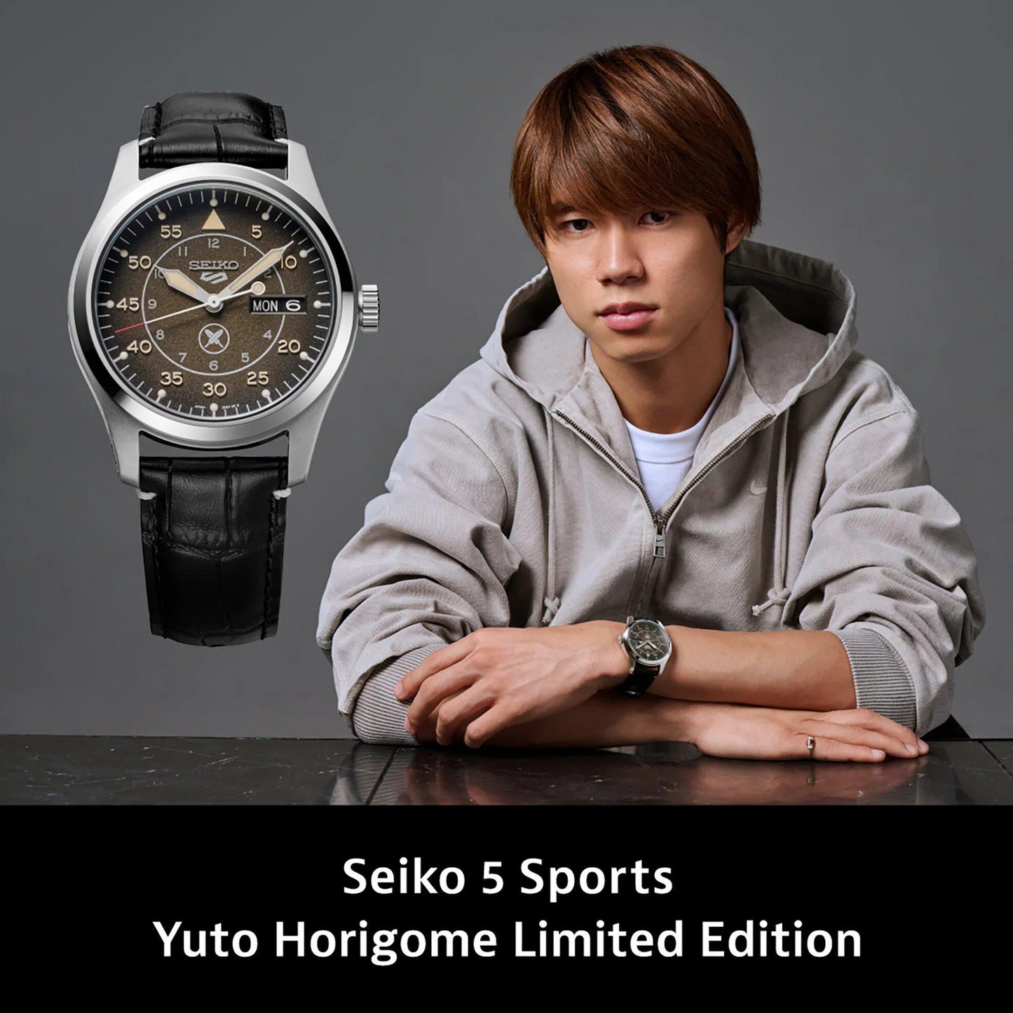 Seiko 5 Sports Yuto Horigome Limited Edition Mens Automatic Watch SRPL31