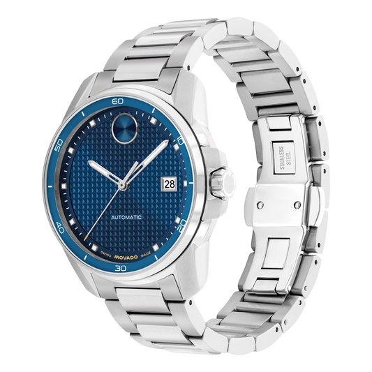 Movado Bold Verso Automatic Blue Dial Watch 3600961