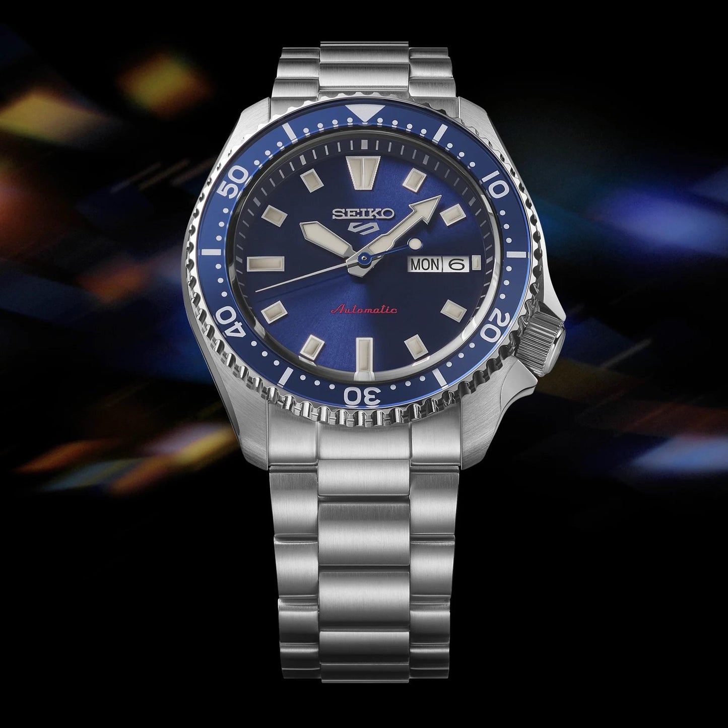 Seiko 5 Sports Automatic Mens Blue Dial Watch SRPL83