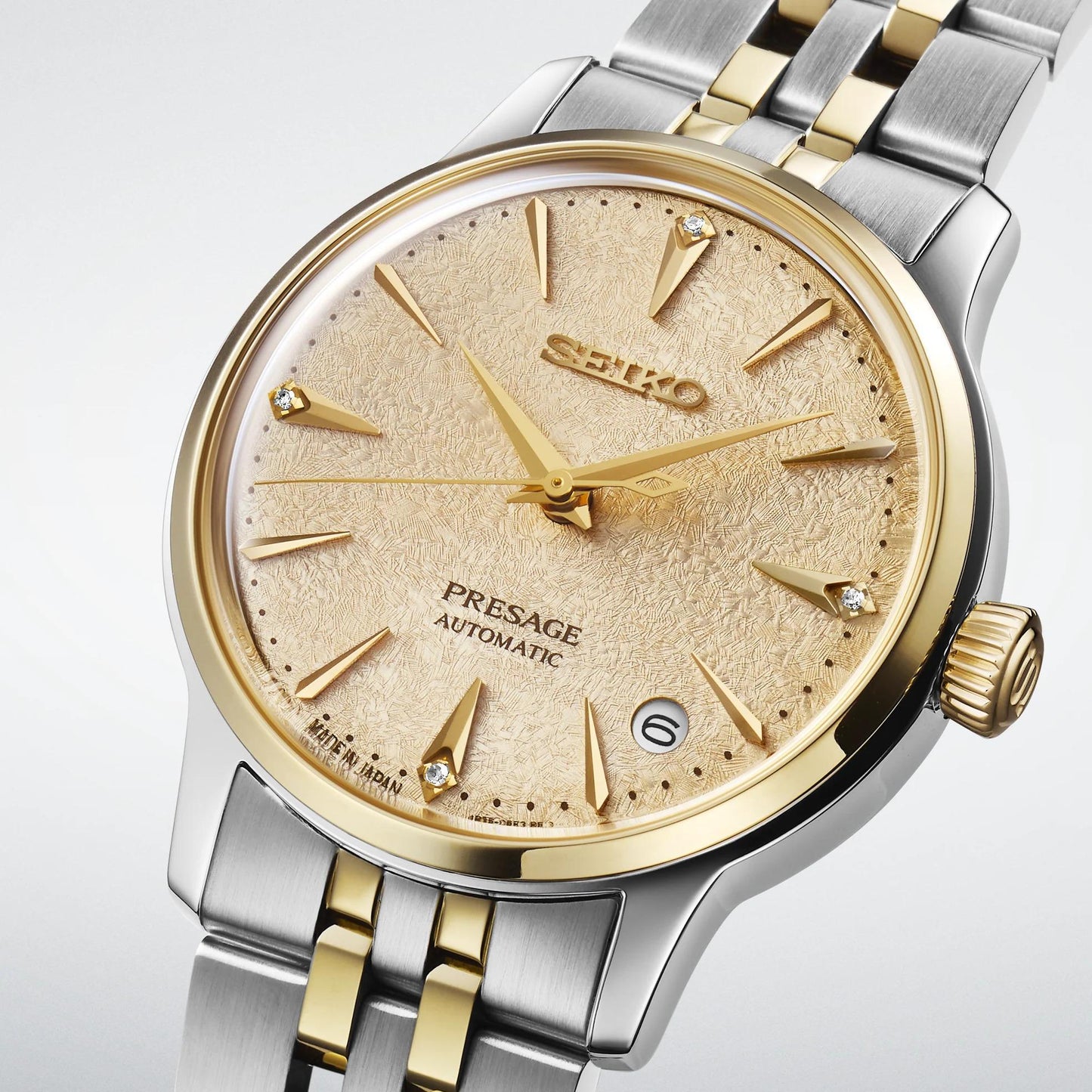 Seiko Presage Cocktail Time Diamond Mens Automatic Watch SRPL64