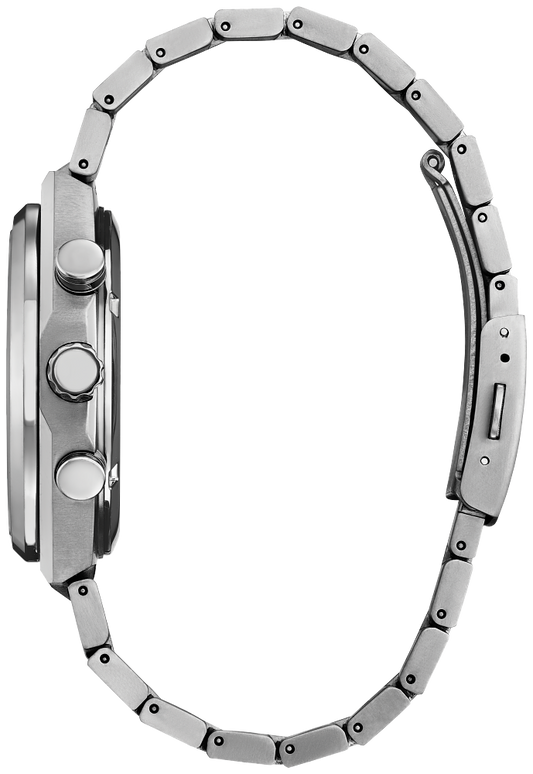 Citizen Zenshin Chrono Eco-Drive Super Titanium Silver-Tone Mens Watch CA4610-85A