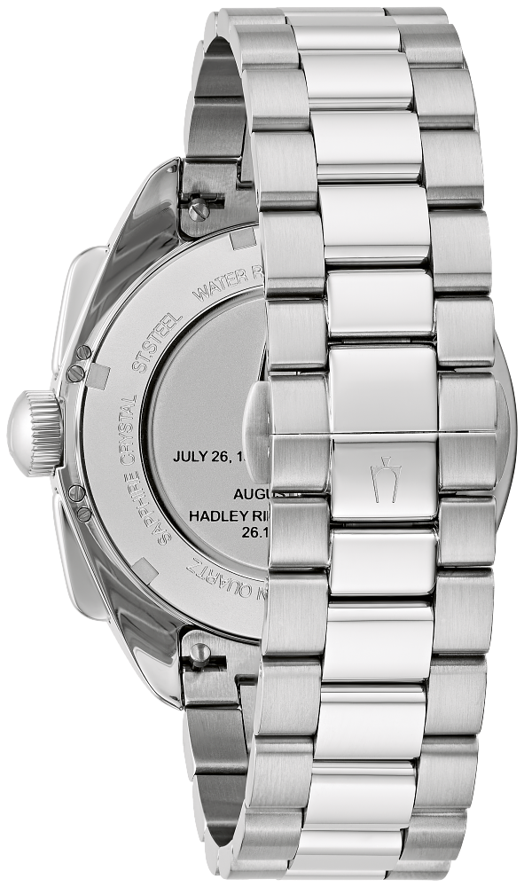Bulova Lunar Pilot Blood Moon Chronograph Mens Set Watch 96K115