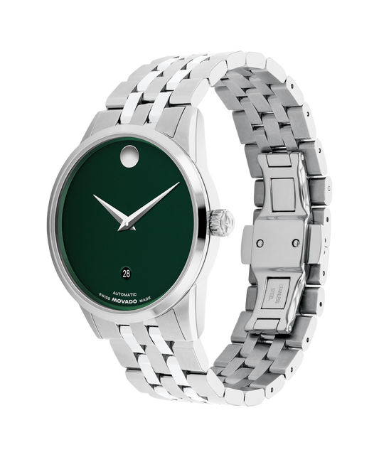 Movado Museum Classic Automatic Green Dial Watch 0608032