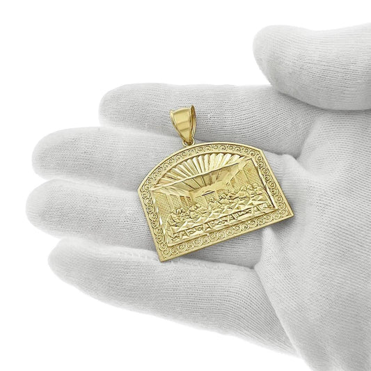 10k Yellow Gold Last Supper Pendant