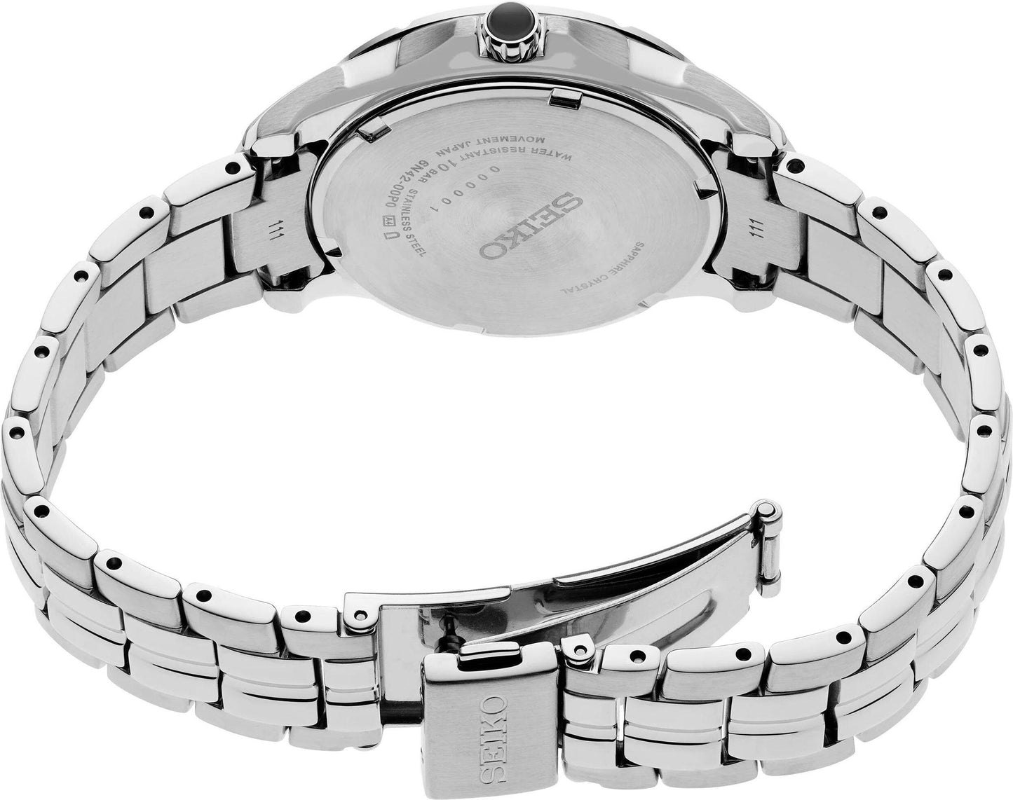 Seiko Coutura Mother of Pearl Pink Dial Watch SUR585