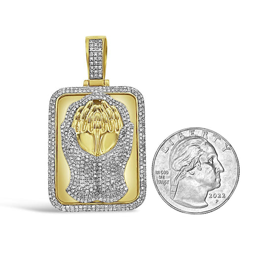 1.49ct Diamond Pendant 14k Y Gold 100170
