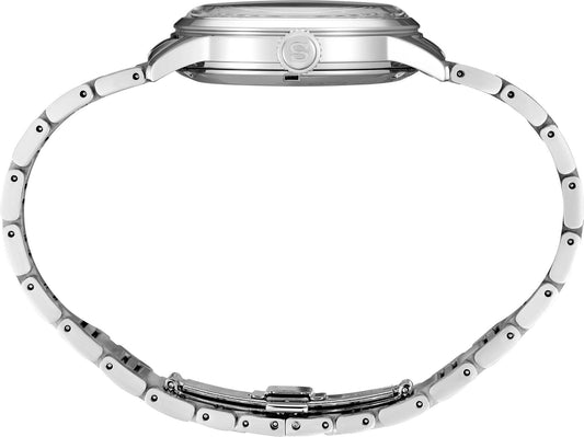 Seiko Presage Cocktail Time GMT Automatic Light Blue Dial Mens Watch SSK037