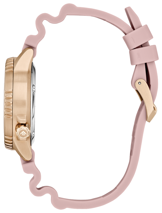 Citizen Promaster Dive Eco-Drive Rose Gold tone Pink Strap Womens Watch EO2023-00A