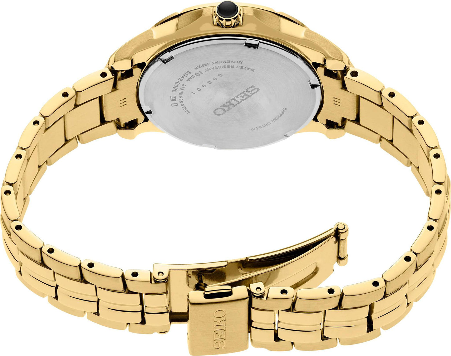 Seiko Coutura Mother of Pearl Dial Womens Watch SUR588