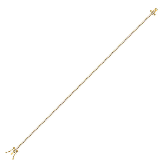 1ctw Diamond Tennis Bracelet 14k Yellow Gold