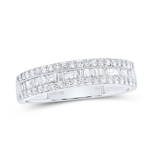 1.75ctw Diamond Bridal Trio His Hers Set Ring Band 14K White Gold