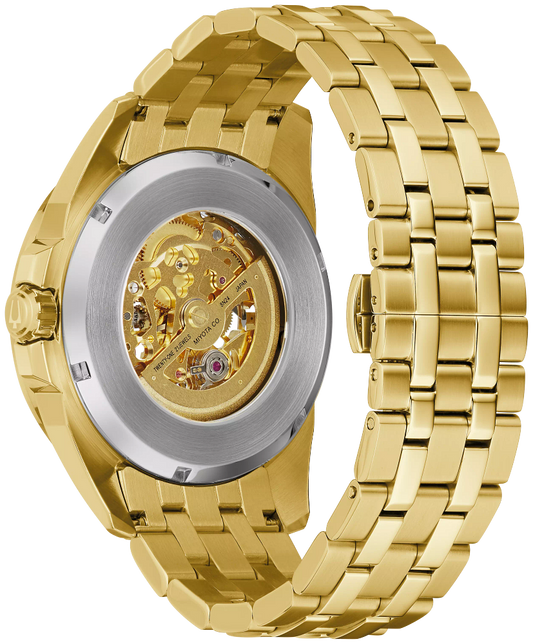 Bulova Sutton Gold Tone Men's Automatic Watch 97A162
