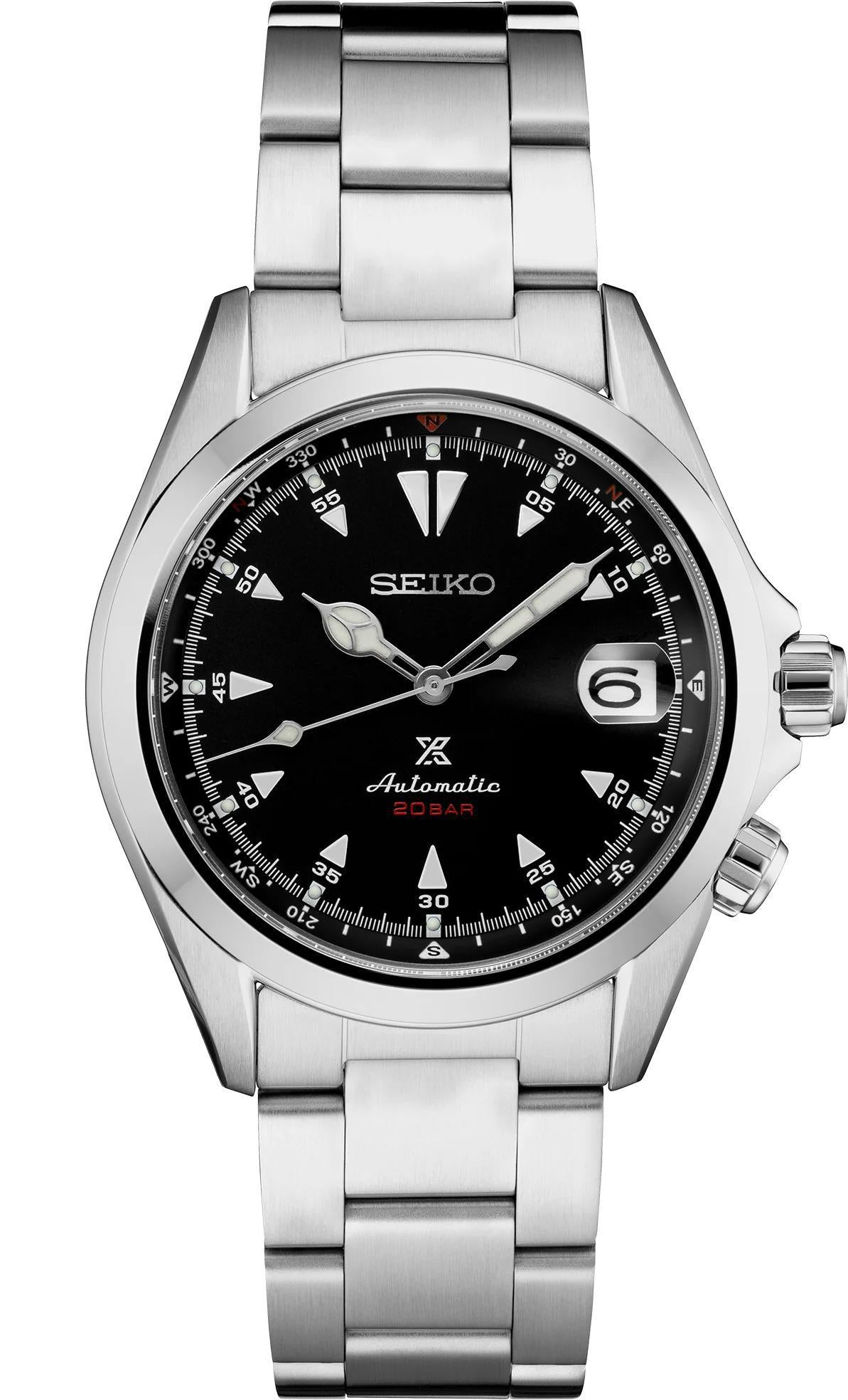 Seiko Prospex Alpinist Automatic Mens Black Dial Watch SPB117