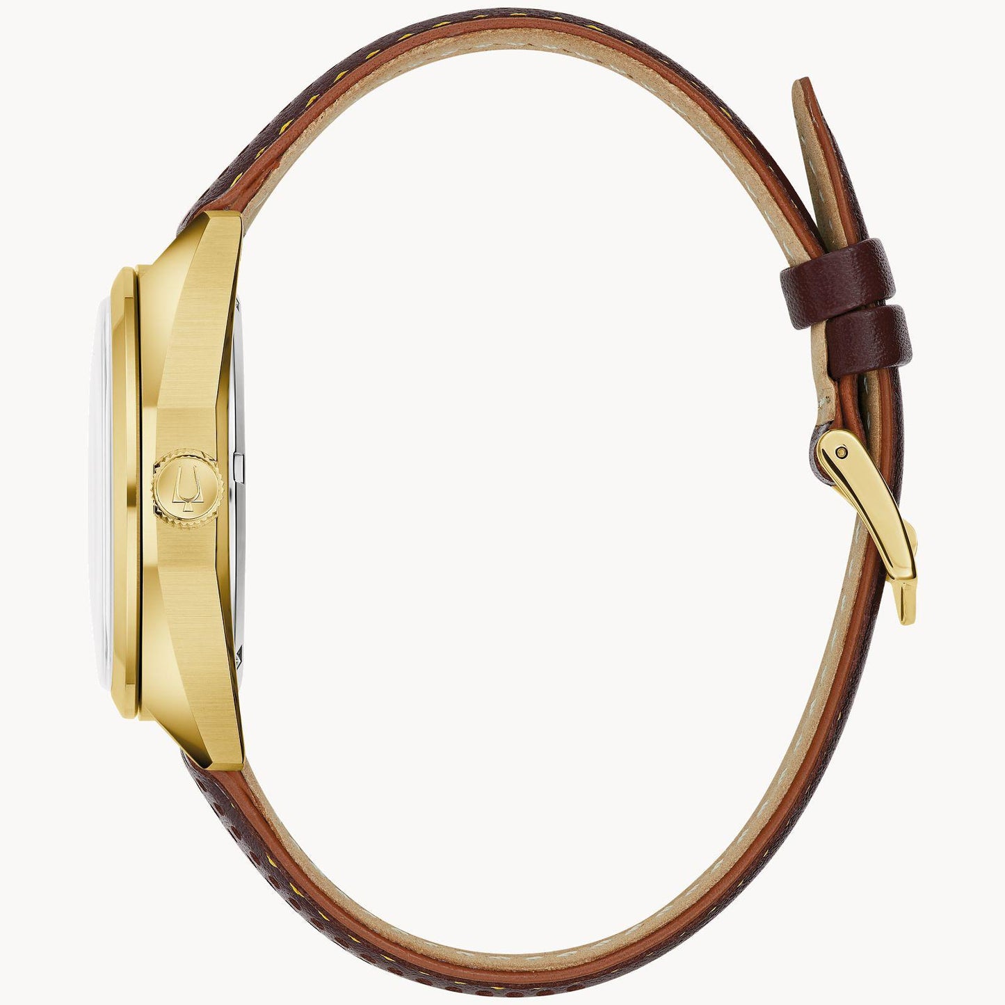 Bulova Jet Star Gold Tone Dial Men's Watch 97B214