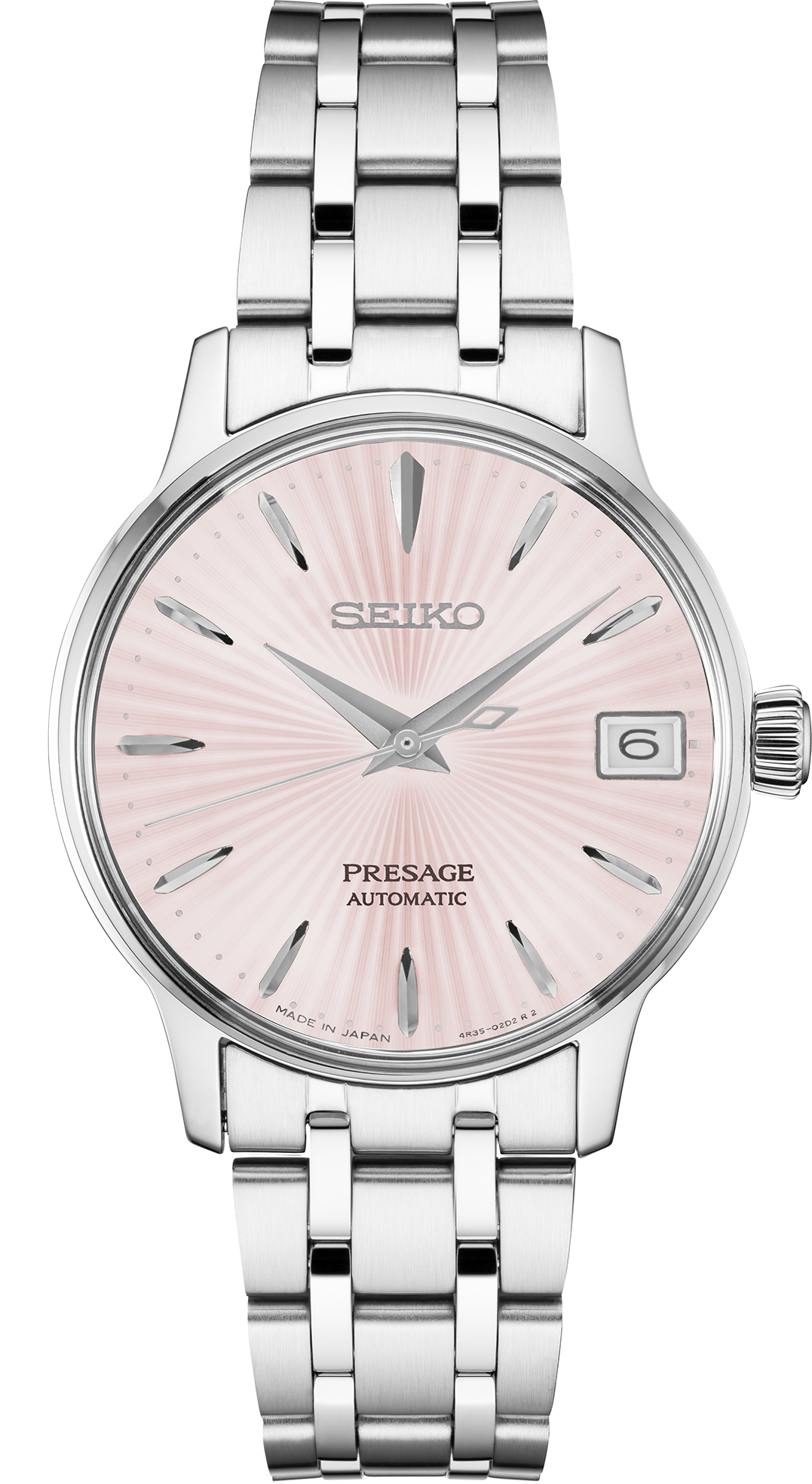 SEIKO Presage Automatic Women's Pink Dial Watch SRP839