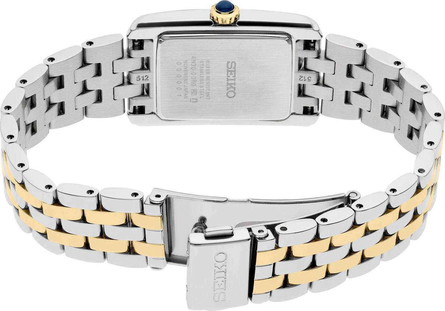 Seiko Essentials Crystals Two-tone Womens Watch SWR093