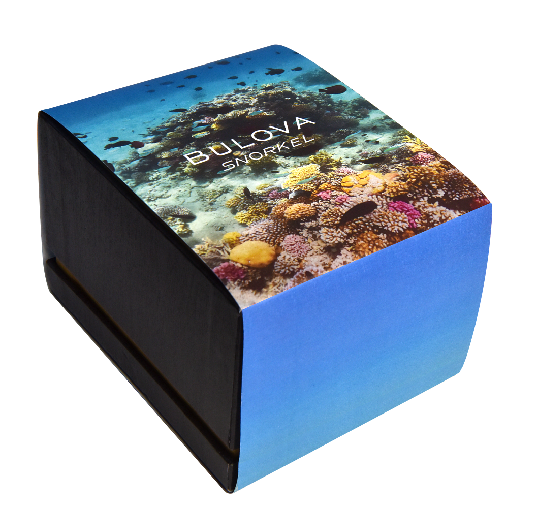 Bulova Snorkel Blue Dial Mens Watch 98B445