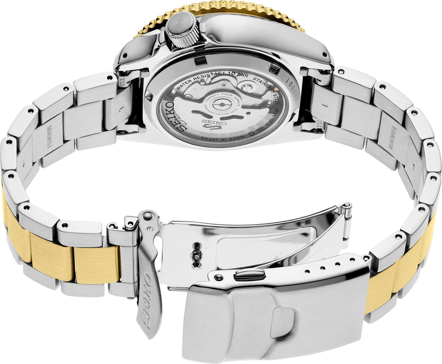 Seiko 5 Sports Two Tone Automatic Watch SRPK22