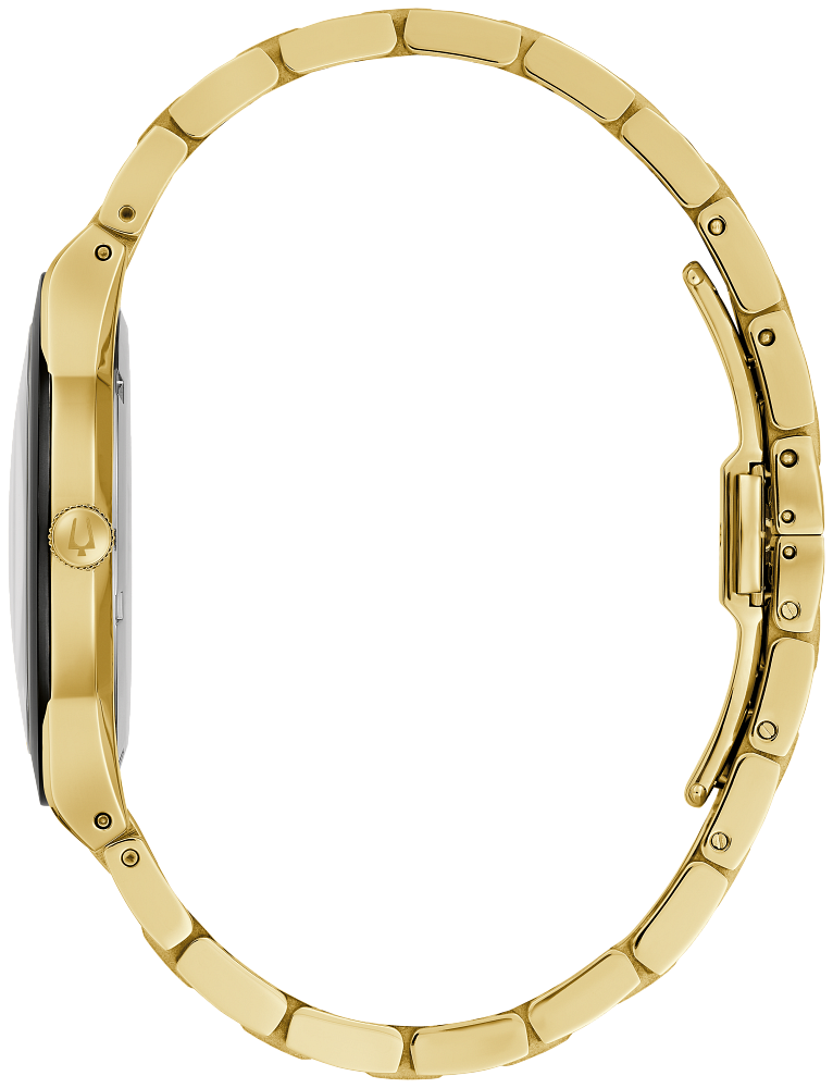 Bulova Millennia Mens Gold Tone Watch 97A183