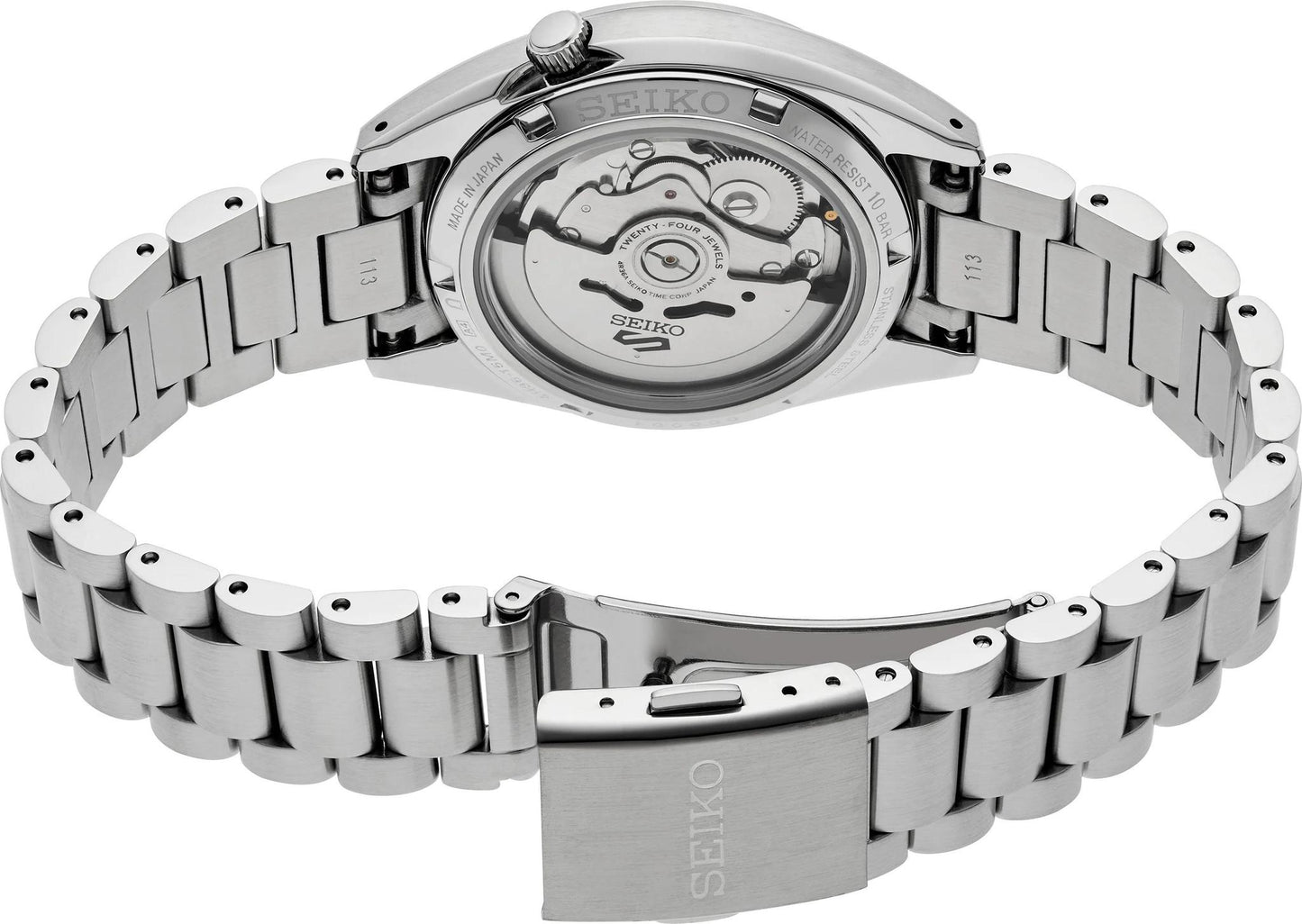 Seiko 5 Sports Automatic Mens Gold Dial Watch SRPL59